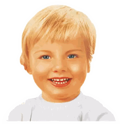 Smiling Blonde Child