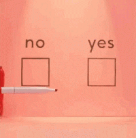 Smiling Can Yes Check Mark GIF