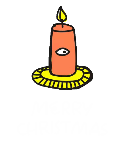 Smiling Candle Cartoon