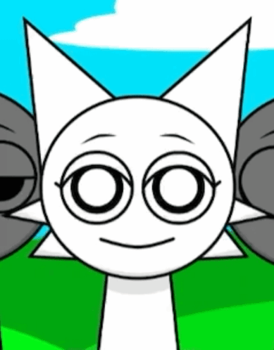 Smiling Cartoon Cat