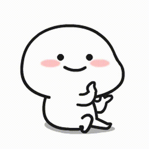 Smiling Cartoon Character Holding Star GIF