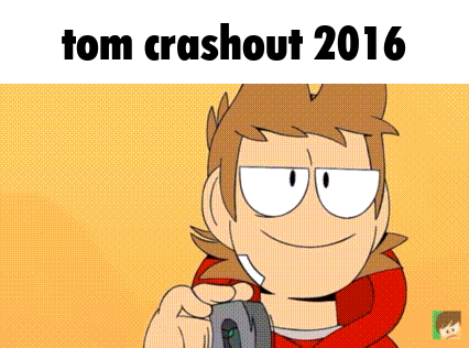 Smiling Cartoon Holding Mouse Tom Crashout 2016