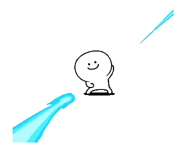 Smiling Character With Blue Sword