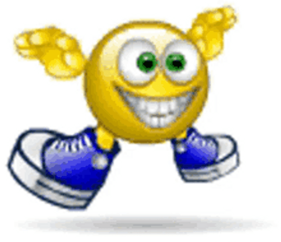 Smiling Emoji Dancing And Hopping GIF
