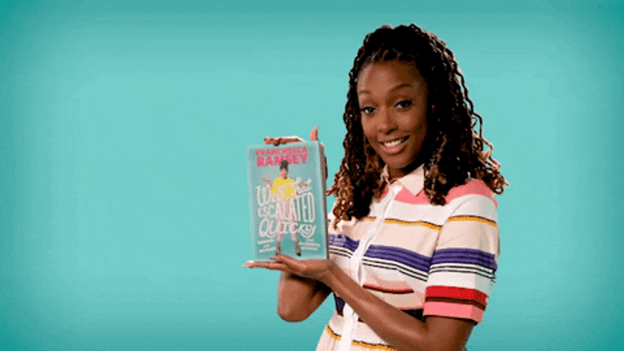 Smiling Franchesca Ramsey Show Book Well That Escalated Quickly GIF