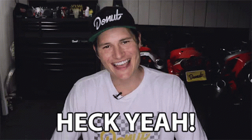 Smiling Jeremiah Burton Heck Yeah GIF