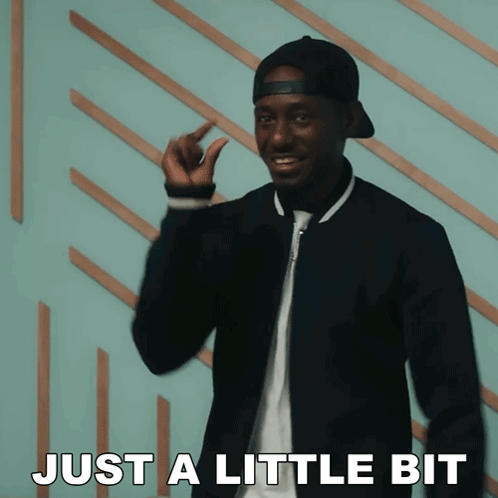 Smiling Man Just A Little Bit GIF