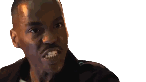 Smiling Man With Serious Behind