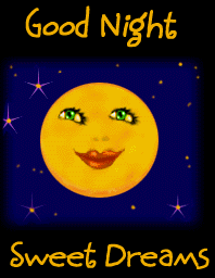 Smiling Moon Goodnight Sweet Dreams GIF
