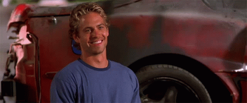 Smiling Paul Walker GIF