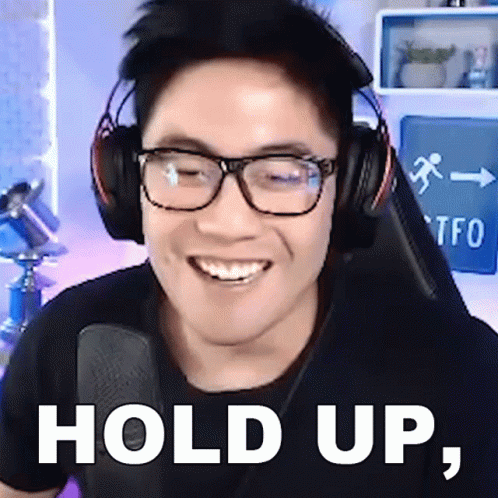 Smiling Ryan Hold Up Wait A Minute GIF
