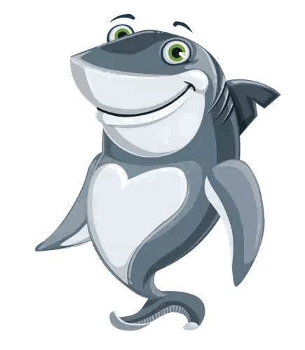 Smiling Shark With Green Eyes