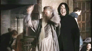 Smiling Snape Old Man Dancing GIF