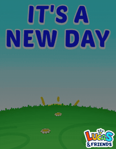 Smiling Sun And Flowers Poster GIF