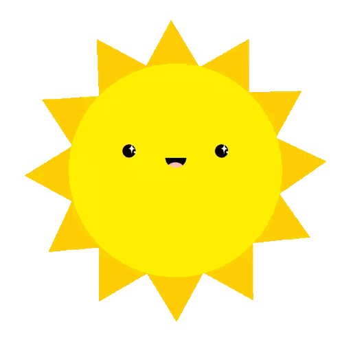 Smiling Sun Cartoon