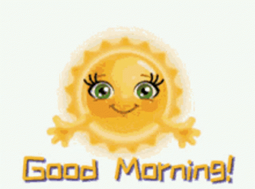 Smiling Sun Good Morning GIF