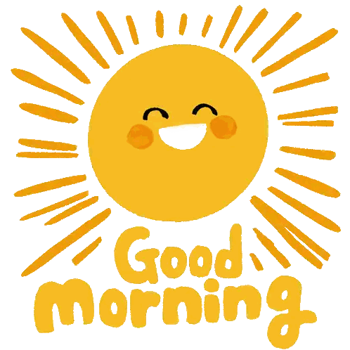Smiling Sun Good Morning