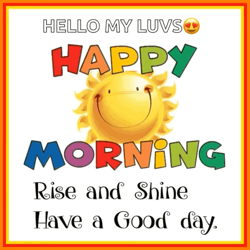 Smiling Sun Happy Morning