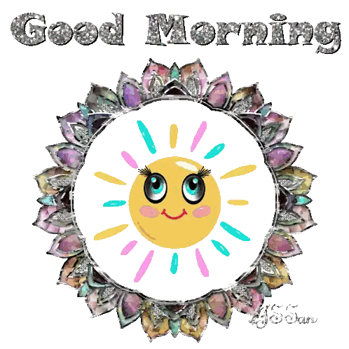 Smiling Sun Saying Good Morning