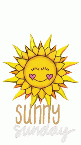 Smiling Sun Sunny Sunday GIF