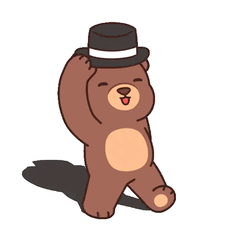 Smiling Teddy Bear With Top Hat