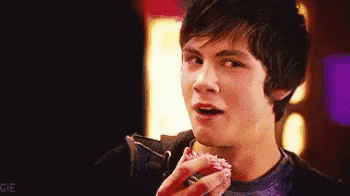 Smiling Wide Percy Jackson GIF