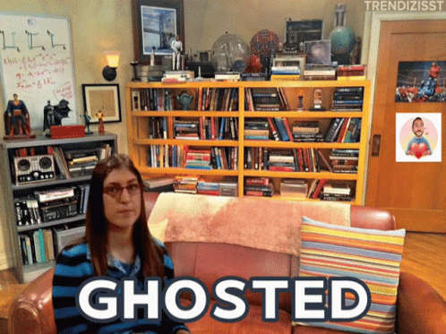 Smiling Woman Ghosted GIF