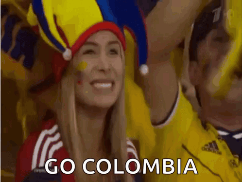 Smiling Woman in Go Colombia Hat