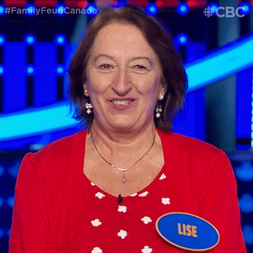 Smiling Woman With Name Tag Lise GIF