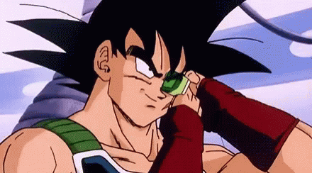 Smirking Bardock GIF