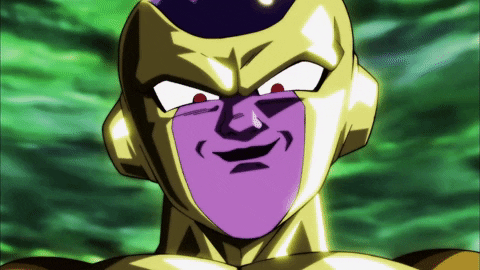 Smirking Golden Frieza GIF