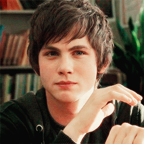 Smirking Percy Jackson GIF