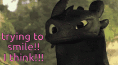 Smirking Toothless Meme GIF