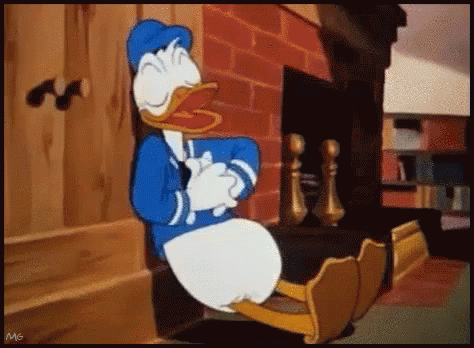 Smitten Donald Duck Lovestruck GIF