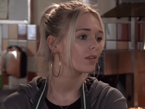 Smitten Lauren Bolton Coy Smile GIF