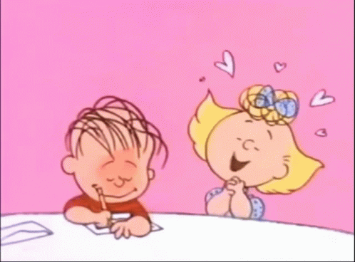 Smitten Sally Brown Peanuts Movie GIF
