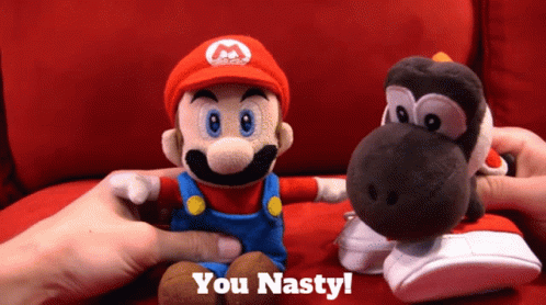 Sml Black Yoshi You Nasty GIF
