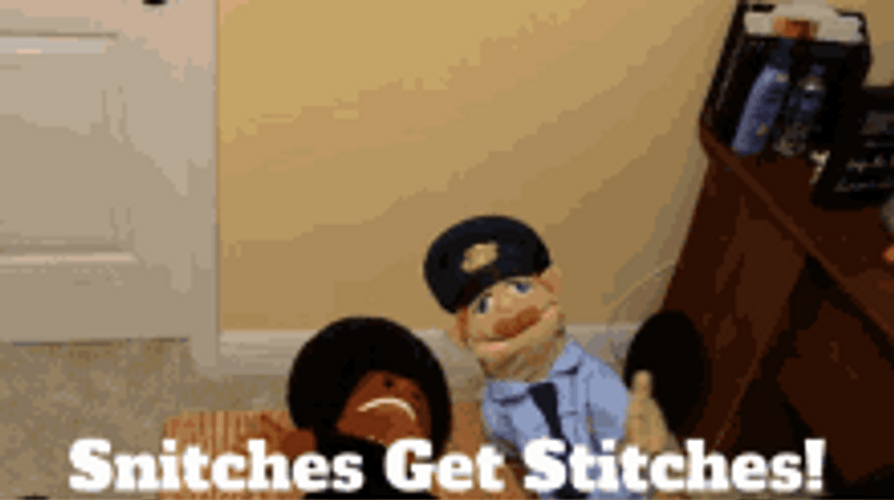 Sml Brooklyn Guy Puppet Snitches Get Stitches GIF