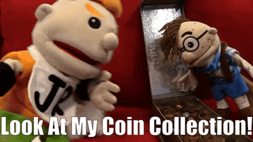 Sml Cody Look At My Coin Collection Junior GIF