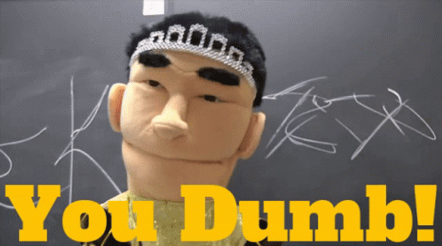 Sml Jackie Says You Dumb GIF