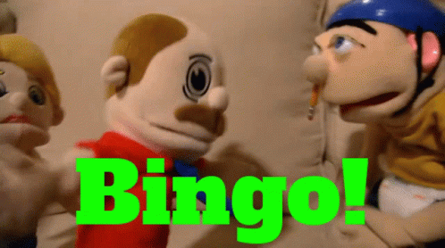 Sml Jeffy Thats A Bingo GIF