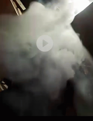Smoke Filled Room With Play Button