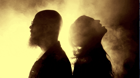 Smokey Background Baroness Band GIF