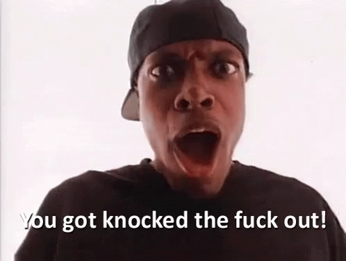 Smokey Friday You Got Knocked Out GIF