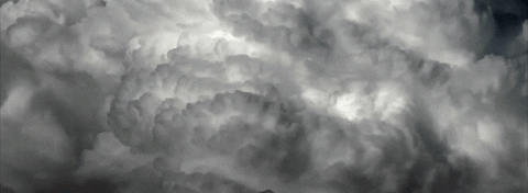 Smokey Gray Clouds Explosion GIF