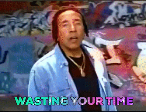 Smokey Robinson Wasting Your Time GIF