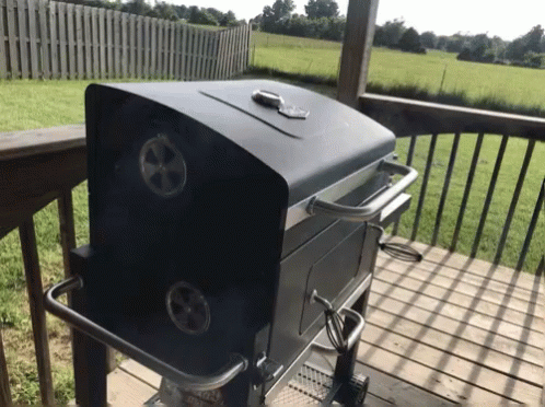 Smoking Cookout Griller GIF