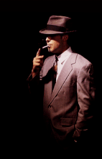 Smoking Mafia Ryan Gosling GIF