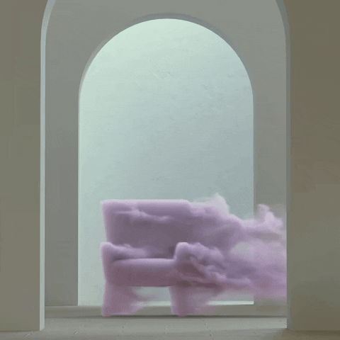 Smoky Chair Aesthetic Pfp GIF