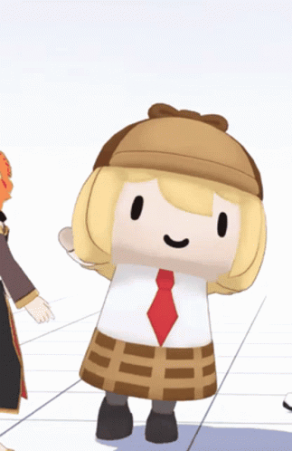Smol Ame Disappearing Head GIF